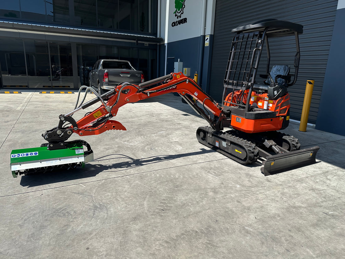 C Series Mini Excavator Mower Head (Direct Hydraulic Drive)