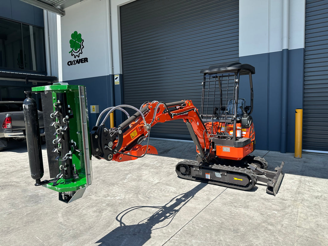 C Series Mini Excavator Mower Head (Direct Hydraulic Drive)