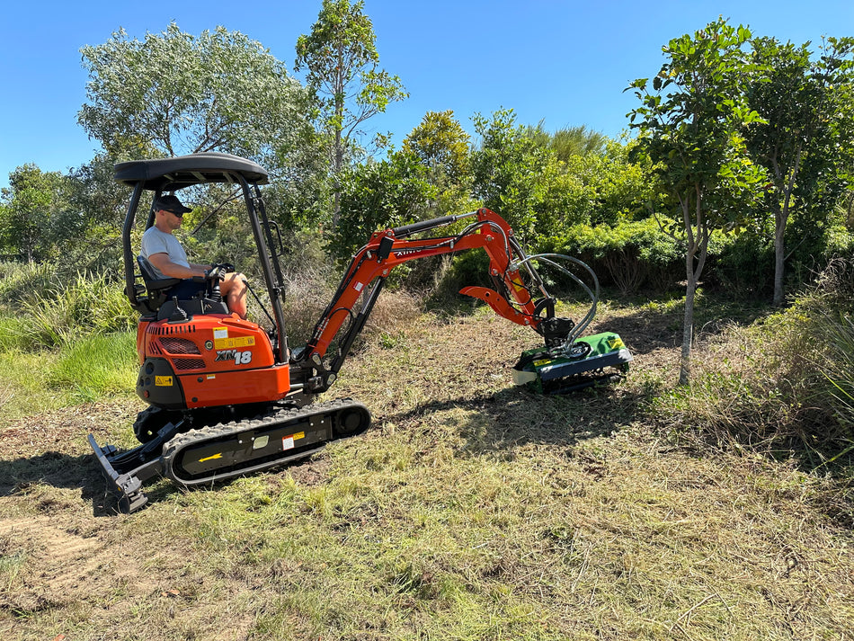 C Series Mini Excavator Mower Head (Hydraulic)