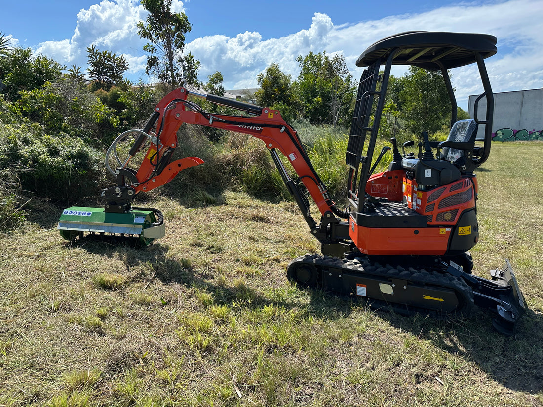 C Series Mini Excavator Mower Head (Direct Hydraulic Drive)